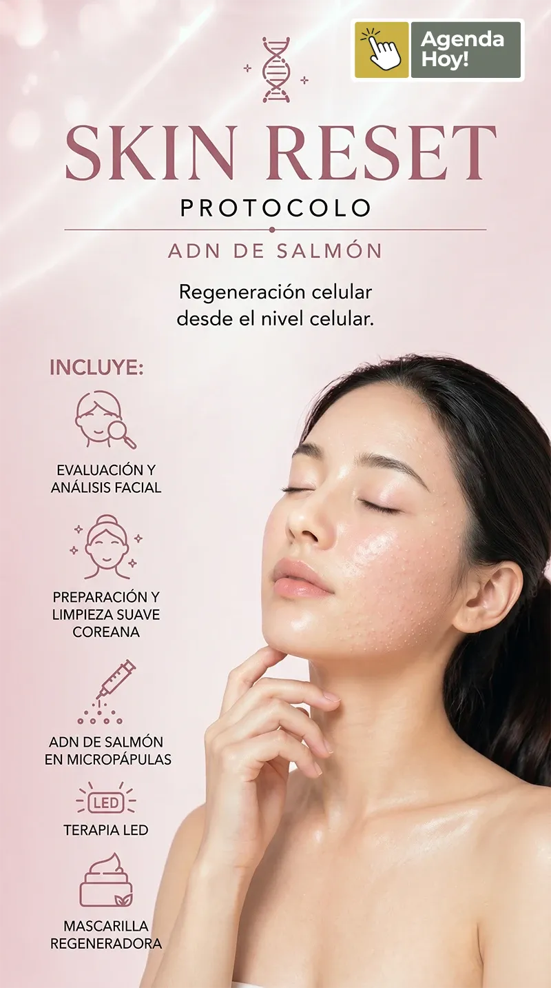 Protocolo de estética coreano skin reset